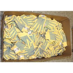 FLAT OF GOLD KNIT ANSELL GLOVES  SZ XS