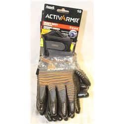 GROUP OF 5 NEW ANSELL ACTIVARMR HEAVY DUTY GLOVES