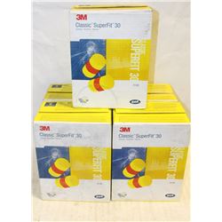 5 BOXES OF SUPERFIT EARPLUGS