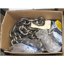 BOX OF 30 GAUGE CHAIN AND FITTINGS