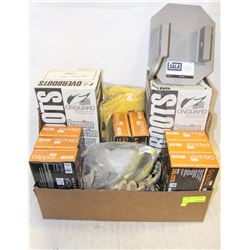 FLAT W/ TIE OFF PLATE, WEB LANYARD, GLOVES &