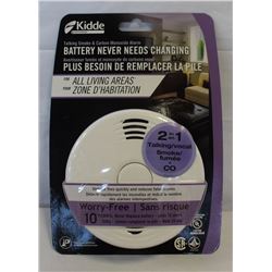 NEW KIDDE TALKING SMOKE AND CARBON MONOXIDE ALARM