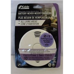NEW KIDDE TALKING SMOKE AND CARBON MONOXIDE ALARM