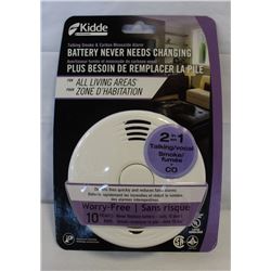 NEW KIDDE TALKING SMOKE AND CARBON MONOXIDE ALARM