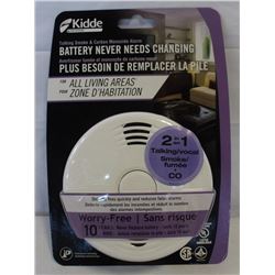 NEW KIDDE TALKING SMOKE AND CARBON MONOXIDE ALARM