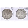 Image 1 : Lot of 1898-S & 1899-S $1 Morgan Silver Dollar Coins