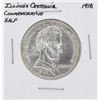 Image 1 : 1918 Lincoln Illinois Centennial Commemorative Half Dollar Coin