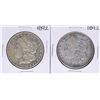 Image 1 : Lot of (2) 1892 $1 Morgan Silver Dollar Coins