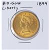 Image 1 : 1899 $10 Liberty Head Eagle Gold Coin