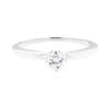 Image 2 : 18KT White Gold 0.32 ctw Diamond Ring