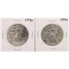 Image 1 : Lot of (2) 1996 $1 American Silver Eagle Coins