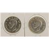 Image 2 : Lot of (2) 1939 $1 Canada Silver Dollar Coins