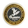Image 2 : .999 Silver Aladdin Resort Casino $10 Casino Limited Edition Gaming Token