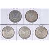 Image 2 : Lot of (5) 1890-S $1 Morgan Silver Dollar Coins