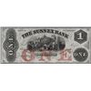 Image 1 : 1800's $1 Sussex Bank New Jersey Obsolete Note