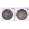 Image 1 : Lot of 1904 & 1904-O $1 Morgan Silver Dollar Coins
