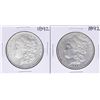Image 1 : Lot of (2) 1892 $1 Morgan Silver Dollar Coins