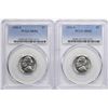 Image 1 : Lot of (2) 1952-S Jefferson Nickel Coins PCGS MS65