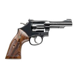 S& W 48 22WMR 4" 6RD BL WD AS