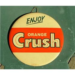 Orange Crush Celluloid Button