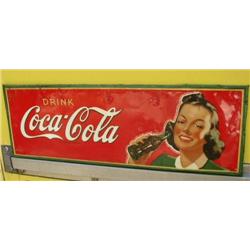 Coca Cola Girl Sign - 1940