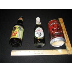 Anyone for a brew? How about three imported elephant beers?