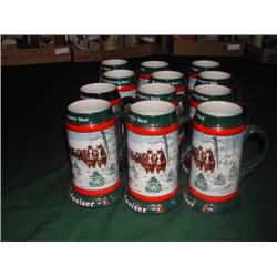 Twelve 1991 Budweiser Collectors Series
