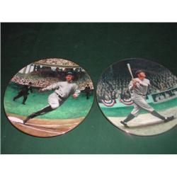 Two Anheuser-Busch "The Legends of Baseball Collector Plates