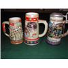 Image 1 : Three Budweiser Olympic Steins 