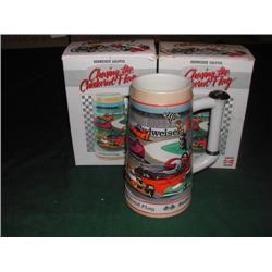 Three Budweiser Sports Series Steins