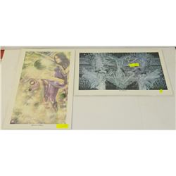 TWO BUNDLES OF SIGNED NUMBERED PRINTS