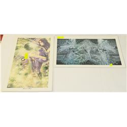 TWO BUNDLES OF SIGNED NUMBERED PRINTS