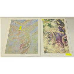 TWO BUNDLES OF SIGNED NUMBERED PRINTS