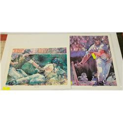 TWO BUNDLES OF SIGNED NUMBERED PRINTS