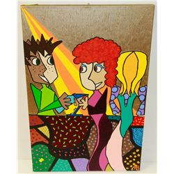 ORIGINAL PAINTED ART ON CANVAS