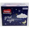 Image 1 : CASE OF 66 HUGGIES OVERNITES DIAPERS SIZE 5