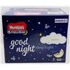 Image 1 : CASE OF 66 HUGGIES OVERNITES DIAPERS SIZE 5