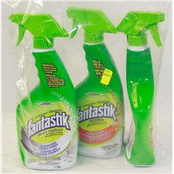 3 ASSORTED BOTTLE OF FANTASTIK