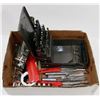 BOX OF ASSORTED TOOLS
