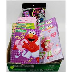 FLAT OF ASSORTED VALENTINES DAY CARDS