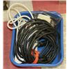 Image 1 : BOX OF ELECTRICAL CORDS