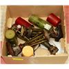 Image 1 : BOX OF CANDLE HOLDERS WITH CANDLES