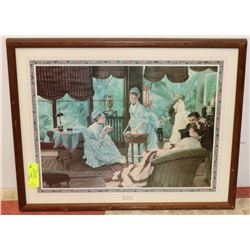 VINTAGE 1988 PICTURE "THE RIVALS" BY JAMES FISSET