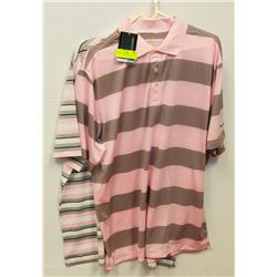 2 NEW NIKI GOLF SHIRTS WITH TAGS