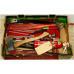 ESTATE BOX OF TOOLS