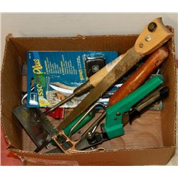 BOX OF HAND TOOLS