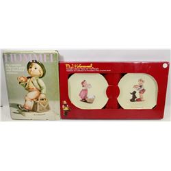 VINTAGE HUMMEL BOOK WITH 2 COLLECTOR PLATES