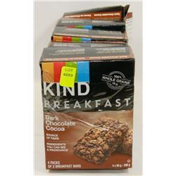 5 BOXES OF KIND BREAKFAST BARS
