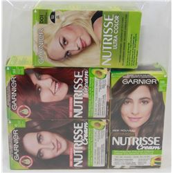 4 ASSORTED BOXES OF HAIR DYE