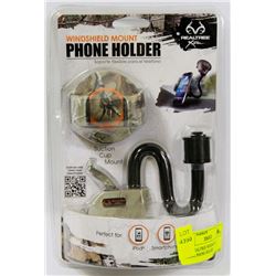 NEW REALTREE WINDSHIELD MOUNT PHONE HOLDER